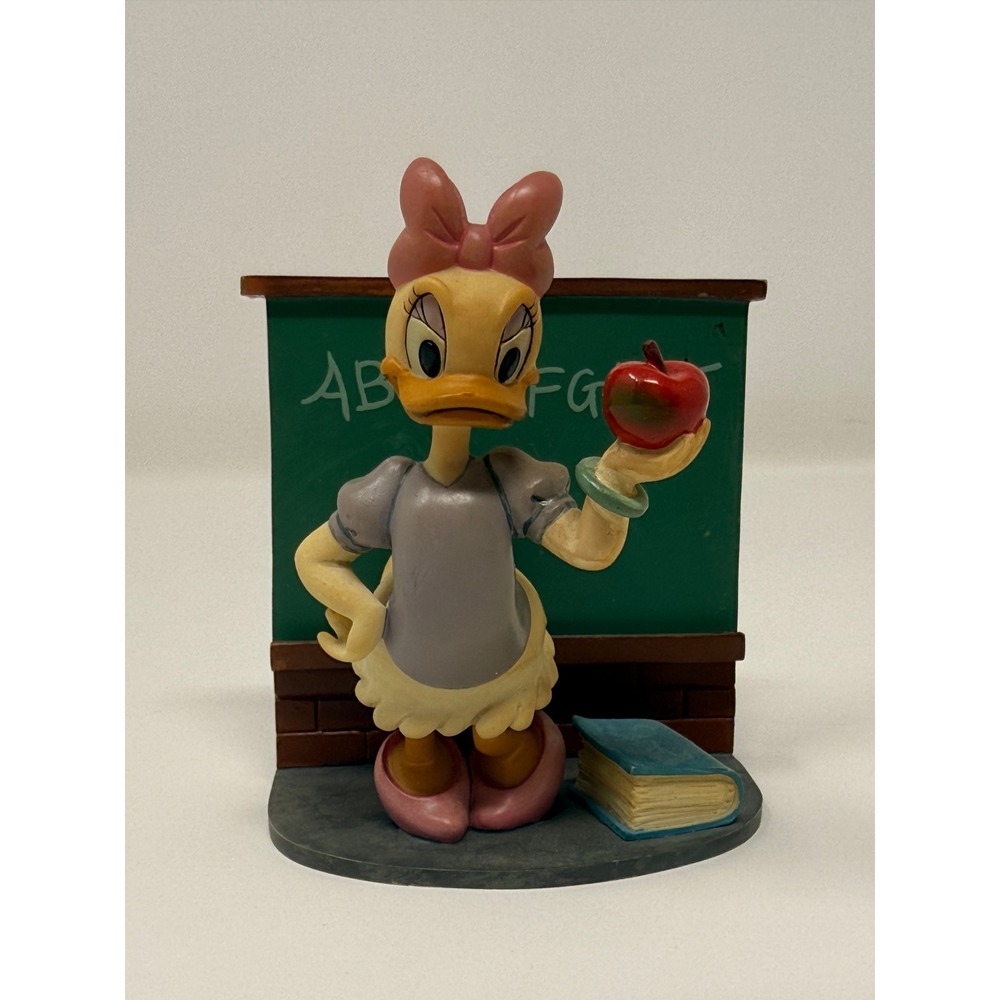 Disney Danbury Mint Daisy Duck September Teacher Figurine Perpetual Calendar
